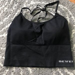 Size medium Better Bodies long line sports bra